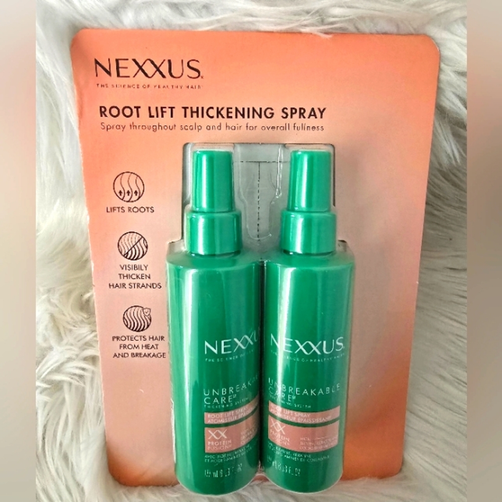 Nexxus Unbreakable Care Thickening Root Lift Hair Spray 2 x 6oz